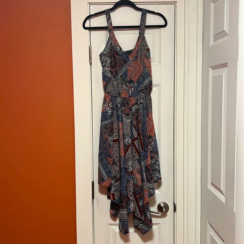 Tile Pattern Handkerchief Sundress - image 1